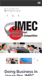 Mobile Screenshot of jmec.gr.jp