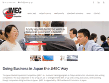 Tablet Screenshot of jmec.gr.jp